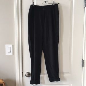Anthropologie high waisted tapered ankle pants